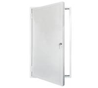 Panneau d'accès blanc/porte d'inspection trappe de révision avec serrure, couvercle de boîte à fusibles en aluminium pour plomberie, électricité et service de câbles, porte amovible(34x36in/86x92cm)