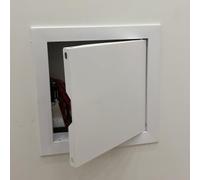Panneau d'accès blanc pour plafond/mur 76,2 x 81,3 cm Couvercle de loquet tactile pour plomberie facile et accès aux câbles électriques Trappe d'accès pour solutions de câblage