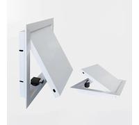 Panneau D'accès Blanc, Trappe D'accès À Charnière, Trappe De Visite Panneau D'accès Ventilé Avec Grille De Protection, Plaque De Protection À Rabat Ouvrant, Trappe De Grenier(300x300mm)