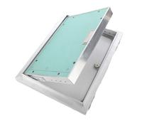 Panneau d'accès coupe-feu - porte dissimulée en alliage d'aluminium avec revêtement en plâtre insonorisant, panneau d'accès caché pour les conduits électriques.(550x900mm)