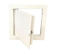 Panneau d'accès de 12,7 à 91,4 cm for cloisons sèches, porte de panneau d'accès avec poignée verrouillable, couvercle de trou réparation blanc for plafond/mur(12x22in)