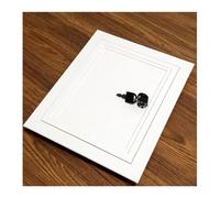 Panneau d'accès de 15,2 à 91,4 cm for cloison sèche, porte en métal blanc avec serrure t cadre, panneau de porte d'arbre service for plomberie électrique(20x25cm/8x10in)