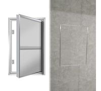Panneau d'accès de douche caché en métal avec ouverture de pression pour cloison sèche pour plomberie 90 x 100 cm Accès dissimulé pour un entretien facile