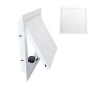 Panneau d'accès décoratif en alliage d'aluminium, panneau d'accès magnétique pour cloison sèche, design push-to-open dissimulé, idéal pour trappe de sol, vannes, boîte à fusibles