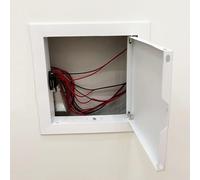 Panneau d'accès électrique pour cloison sèche, Porte d'accès au Grenier à Verrouillage par Pression, Montage au Plafond ou au Mur, Trappe d'inspection de plomberie en métal galvanisé avec VI