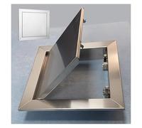 Panneau d'accès en acier inoxydable 1 pièce - Porte d'inspection à pousser for un entretien facile | Trappe d'accès étanche et durable(20x20cm)