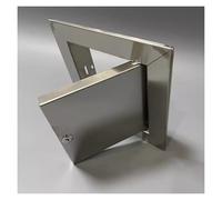 Panneau d'accès en acier inoxydable avec serrure, support mural et plafond universel pour cloison sèche et électrique, porte d'inspection de 20,3 x 25,4 cm