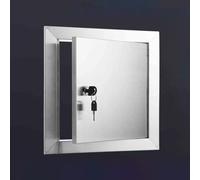 Panneau d'accès en acier lourd avec serrure pour trou mural sécurisé dans les applications de plomberie et de câblage