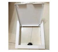Panneau d'accès en alliage d'aluminium à verrouillage tactile 4x4"-30x30", porte d'accès au grenier avec mécanisme d'ouverture/fermeture par clic, cache-trou mural(31x61cm/12x24")