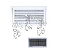 Panneau d'accès en alliage d'aluminium avec filtre, porte de ventilation à persiennes pour plomberie, salle de bain, mur, plafond