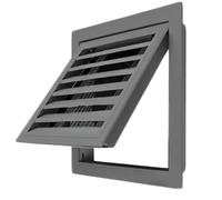 Panneau d'accès en alliage d'aluminium avec interrupteur dissimulé, for bouches d'aération et murs, trappe d'accès durable et étanche, gris.(25.6x15.7in)