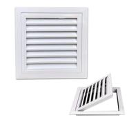 Panneau d'accès en alliage d'aluminium durable avec volet de ventilation - Étanche et antirouille(20x40cm)