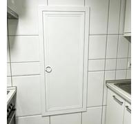 Panneau d'Accès en Aluminium avec Anneau de Tirage, Trappe de Visite 35mm Profondeur avec Cadre Large 25mm, Porte d'Inspection pour Plomberie et CVC(28x54in(71x138cm))