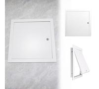 Panneau d'accès en aluminium avec serrure en métal - Couvercle de porte d'accès décoratif pour mur et plafond, idéal pour la réparation de plomberie, convient pour un usage commercial et résidentiel