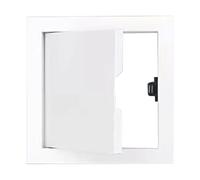 Panneau d'accès en aluminium blanc pour trappe d'inspection pour cloisons sèches, systèmes de ventilation pour boîte à fusibles, plaque de couverture de plomberie électrique(20x44in/51x112cm)