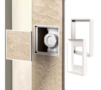 Panneau d'accès en aluminium pour cloison sèche caché carrelage inspection trappe 150 x 150 mm à 500 x 600 mm Trou mural amovible Idéal pour une inspection et un entretien faciles