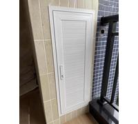 Panneau d'accès en aluminium résistant aux intempéries, trappe de porte à charnière verrouillable pour murs extérieurs, idéal pour l'inspection du grenier et de la salle de bain, 96,5 x 106,7 cm