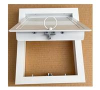 Panneau d'accès en métal blanc de 15,2 x 15,2 cm, 50,8 x 50,8 cm, 40 x 40 cm pour plomberie, électricité, climatisation, cloison sèche - Porte d'accès avec anneau de traction pour la maison et l'hôtel