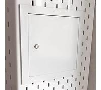 Panneau d'accès en métal encastré, porte d'inspection durable pour mur et plafond, idéal pour les couvercles de compteur et de boîte à fusibles, ajustement de surface sans couture