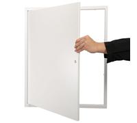 Panneau d'accès en métal verrouillable pour cloison sèche - Porte d'inspection de 81,3 x 101,6 cm pour plomberie et accès électrique - Solution d'accès utilitaire durable pour montage mural/plafond