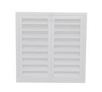 Panneau d'accès en plaques de plâtre - Trappe d'inspection en aluminium blanc pour murs et plafonds, couvercle de boîte à fusibles, système CVC, trou d'accès de service à persiennes(22x48in/56x122cm)