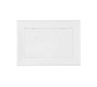 Panneau d'accès en plastique ABS à charnière pour plomberie, vanne d'eau, compteur de gaz, installation facile, plusieurs tailles disponibles (100 x 150 mm)