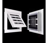 Panneau d'accès en plastique avec filtre, grille décorative pour climatiseur et couverture de plafond de plomberie