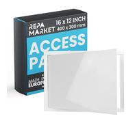 Panneau d'accès en plastique blanc de 40,6 x 30,5 cm - Plomberie, électricité, alarme - Panneau d'accès mural pour cloison sèche - Serrure de porte - Loquet de porte - Taille/couleur (40,6 x 30,5 cm,