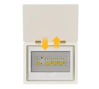 Panneau D'Accès En PVC 25x20cm - Trappe D'Inspection | Cache Boîte À Fusibles | Couvercle Protecteur Durable, Installation Facile Et Panneau Pratique Pour Usage Domestique Et Industriel