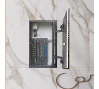 Panneau d'accès encastrable pour cloison sèche, port d'inspection invisible pour couvertures de services électriques et de plomberie, panneau d'accès mural et plafond en métal