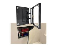 Panneau d'accès encastré à peindre pour carrelage, panneau d'accès ABS pour cloison sèche, port d'inspection invisible avec loquet à ressort encliquetable
