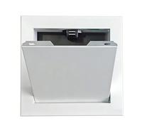 Panneau d'accès encastré - Porte d'inspection de grenier blanche, porte d'accès murale dissimulée 20"x28"/24"x24" - Couvercle de boîte à fusibles, couvercle de trou mural d'armoire(12x16in/30x41cm)
