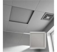 Panneau d'accès étanche en alliage d'aluminium - Trappe d'inspection de plafond sans joint for une installation facile à faire soi-même, gris(457x660mm)