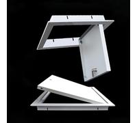 Panneau d'accès étanche pour baignoire en métal, panneau d'accès au plafond encastré avec serrure, porte de service de réparation de circuit, couvercle électrique/couvercle de piège, panneau d'accès