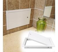 Panneau d'accès étanche pour murs/plafonds, porte de service en métal avec serrure, plomberie blanche et couvercle d'accès électrique, 30 x 50 cm