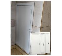 Panneau d'accès for cloisons sèches en aluminium, couvercle de trou d'accès étanche for plomberie/électricité/chauffage/mur, trappe d'inspection encastrée(Lock type,25 x 60 cm)