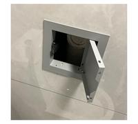 Panneau d'accès for cloisons sèches en aluminium gris noir blanc - Trappe d'inspection encastrée(Gray,50x50cm)