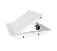 Panneau d'accès for cloisons sèches en aluminium gris noir blanc - Trappe d'inspection encastrée(White,66x66cm)