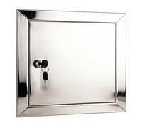 Panneau d'accès for cloisons sèches, plomberie électrique, portes d'accès carrées avec serrure à cylindre t 2 clés for murs/plafonds, cache-trou mural(10x10cm/4x4in)