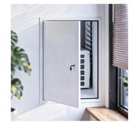 Panneau d'accès invisible blanc pour grenier, porte métallique verrouillable et personnalisable pour cloison sèche, couvercle d'inspection de trou mural robuste pour câblage de plomberie/électri