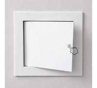 Panneau d'accès magnétique 14" x 20" ou 14" x 22", Porte d'inspection à Ouverture par Pression en Alliage d'aluminium, Trappe de Maintenance dissimulée et peignable pour Mur et Plafond (16 x