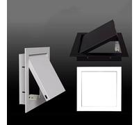 Panneau d'accès magnétique à ouverture par poussée, for plafond, conduits électriques, porte d'accès en acier robuste, couvercle de porte d'accès mural(White,50x50cm)