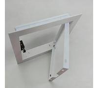 Panneau d'accès magnétique à Ouverture par Pression - Porte d'inspection dissimulée en Aluminium pour Mur et Plafond - Trappe de Service encastrée pour plomberie et électricité (9 x 10 po /