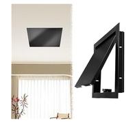 Panneau d'accès magnétique à ressort pour plafond et mur, trappe d'inspection, noir, plusieurs tailles (55 x 60 cm) - Installation facile et fermeture sécurisée