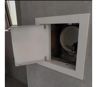 Panneau d'accès magnétique en Alliage d'aluminium - Porte d'inspection dissimulée, Ouverture Facile 18" x 20" pour Trappe de Service de plomberie, câblage Mural et de Plafond (19 x 24 po / 4
