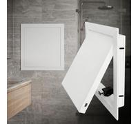 Panneau d'Accès Magnétique en Alliage d'Aluminium, Trappe d'Inspection Encastrable pour Cloison Sèche, Porte de Révision Idéale pour Baignoire Salle de Bain et Gaine Technique(Blanc,300 x600 mm)