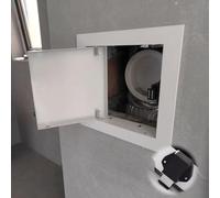 Panneau d'accès magnétique pour cloison sèche, 25,4 x 45,7 cm, trappe de porte d'inspection pour accès caché aux services électriques et de plomberie dans les murs (25 x 46 cm)