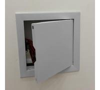 Panneau d'accès magnétique pour cloison sèche, 40 x 60 cm, plaque grise, porte piège d'accès facile pour un entretien et des réparations rapides, porte d'inspection murale idéale