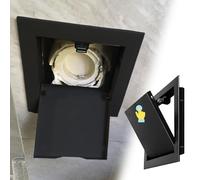 Panneau d'accès métallique, Panneau d'accès à clic-poussoir for cloisons sèches, plafonds et murs, montage encastré, multicolore, plusieurs tailles(Black,18x20in(45x50cm))