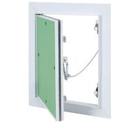 Panneau d'accès moderne - vidaXL - 25x30 cm - Vert et Argent - Aluminium et Plâtre